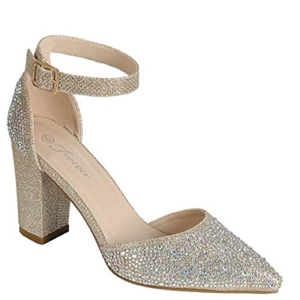 🌽3 /$ 30🌽 New glitter rhinestone heel